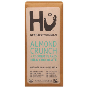 Hu - Mlk Choc Bar Og2 Alm Cnut - Cs Of 6-2.1 Oz Hu - Mlk Choc Bar Og2 Alm Cnut - Cs Of 6-2.1 Oz