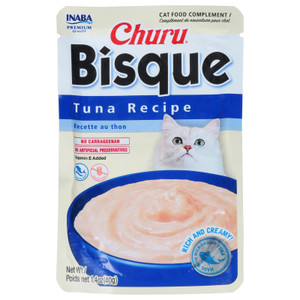 Inaba - Cat Churu Tuna Bisque - Cs Of 12-1.4 Oz