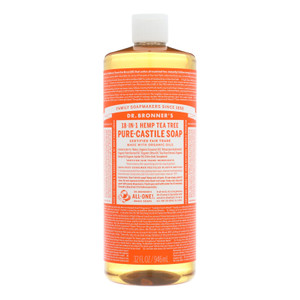 Dr. Bronner's - Castile Liquid Sp T/tree - 1 Each-32 Fz Dr. Bronner's - Castile Liquid Sp T/tree - 1 Each-32 Fz