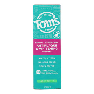 Tom's Of Maine - Tp A/p T/c Whtng Sprmnt - Cs Of 6-4.5 Oz Tom's Of Maine - Tp A/p T/c Whtng Sprmnt - Cs Of 6-4.5 Oz