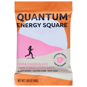 Quantum Energy Squares - Bar Dk Choc Pink Him Salt - Cs Of 8-1.69 Oz Quantum Energy Squares - Bar Dk Choc Pink Him Salt - Cs Of 8-1.69 Oz