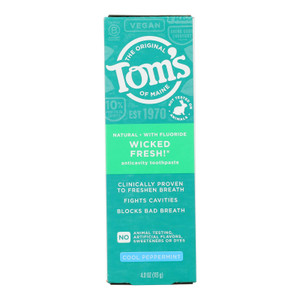 Tom's Of Maine - Tp Wicked Frsh Cool Pprmn - Cs Of 6-4 Oz Tom's Of Maine - Tp Wicked Frsh Cool Pprmn - Cs Of 6-4 Oz