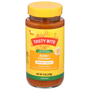 Tasty Bite - Simmer Sce Butter Chicken - Cs Of 6-13 Oz Tasty Bite - Simmer Sce Butter Chicken - Cs Of 6-13 Oz