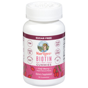 Mary Ruth's - Biotin Gummies Goji Berry - Ea Of 1-30 Ct Mary Ruth's - Biotin Gummies Goji Berry - Ea Of 1-30 Ct