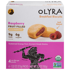 Olyra - Brkfst Bsct Og2 Rspbry - Cs Of 6-5.3 Oz Olyra - Brkfst Bsct Og2 Rspbry - Cs Of 6-5.3 Oz