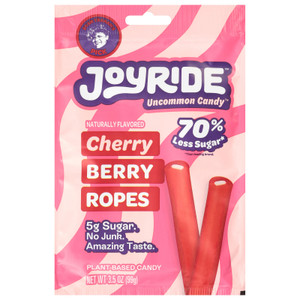 Joy Ride - Cndy Ropes Chrry Brry - Cs Of 10-3.5 Oz Joy Ride - Cndy Ropes Chrry Brry - Cs Of 10-3.5 Oz