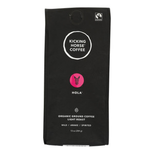 Kicking Horse - Coffee Organic Ground - Case Of 6-10 Ounces Kicking Horse - Coffee Organic Ground - Case Of 6-10 Ounces