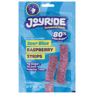 Joy Ride - Sour Strips Blue Rasp - Cs Of 10-3.5 Oz Joy Ride - Sour Strips Blue Rasp - Cs Of 10-3.5 Oz