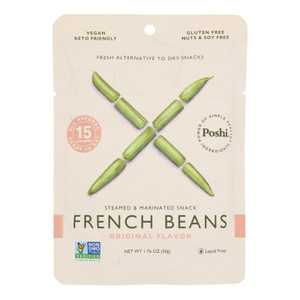 Poshi - Snk Frnch Bean Mrntd Orig - Cs Of 10-1.76 Oz Poshi - Snk Frnch Bean Mrntd Orig - Cs Of 10-1.76 Oz