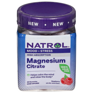 Natrol - Magnesium Hi Absorp Gmmy - Ea Of 1-60 Ct