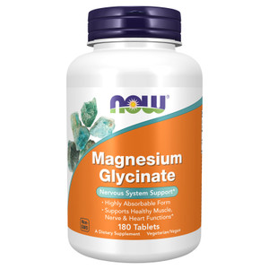 Now Foods - Magnesium Glycinate - Ea Of 1-180 Tab Now Foods - Magnesium Glycinate - Ea Of 1-180 Tab