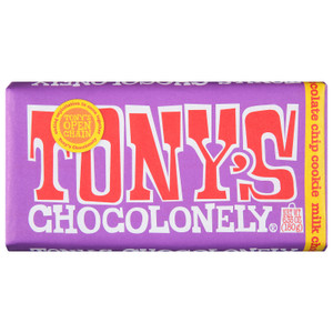 Tony's Chocolonely - Bar Milk Cchip Cookie - Cs Of 15-6.35 Oz Tony's Chocolonely - Bar Milk Cchip Cookie - Cs Of 15-6.35 Oz