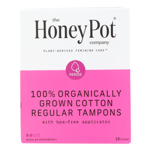 The Honey Pot - Tampon Reg Plst App Uscnt - Ea Of 1-18 Ct The Honey Pot - Tampon Reg Plst App Uscnt - Ea Of 1-18 Ct