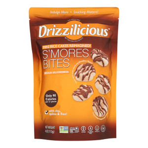 Drizzilicious - Rice Crisp Mini Smores - Case Of 12-4 Oz Drizzilicious - Rice Crisp Mini Smores - Case Of 12-4 Oz