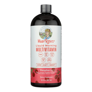 Mary Ruth's - Multi Vit Lq Morn Rasp - Ea Of 1-30 Oz Mary Ruth's - Multi Vit Lq Morn Rasp - Ea Of 1-30 Oz