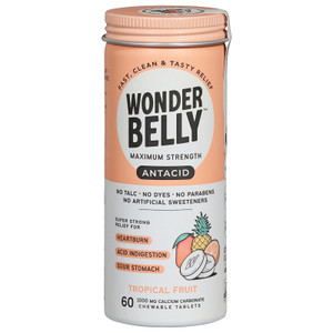 Wonder Belly - Chew Tab Tropical Frt - Cs Of 4-60 Ct Wonder Belly - Chew Tab Tropical Frt - Cs Of 4-60 Ct
