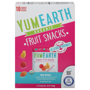 Yumearth - Fruit Snk Og2 Tropical - Cs Of 6-7 Oz Yumearth - Fruit Snk Og2 Tropical - Cs Of 6-7 Oz