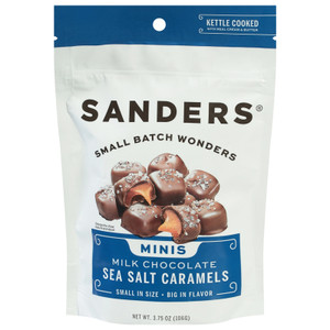 Sanders - Mlk Choc Ssalt Crml Bite - Cs Of 12-3.75 Oz Sanders - Mlk Choc Ssalt Crml Bite - Cs Of 12-3.75 Oz