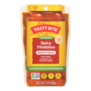 Tasty Bite - Simmer Sce Spicy Vindaloo - Cs Of 10-7 Oz Tasty Bite - Simmer Sce Spicy Vindaloo - Cs Of 10-7 Oz