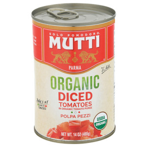 Mutti - Tomatoes Og2 Diced - Cs Of 6-14 Oz Mutti - Tomatoes Og2 Diced - Cs Of 6-14 Oz