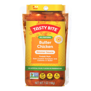 Tasty Bite - Simmer Sce Butter Chicken - Cs Of 10-7 Oz Tasty Bite - Simmer Sce Butter Chicken - Cs Of 10-7 Oz