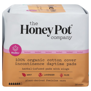 The Honey Pot - Pad Incontnce Daytm Hrbl - Ea Of 1-16 Ct The Honey Pot - Pad Incontnce Daytm Hrbl - Ea Of 1-16 Ct
