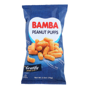 Bamba - Peanut Puffs Gratify - Case Of 12 - 2.5 Oz Bamba - Peanut Puffs Gratify - Case Of 12 - 2.5 Oz