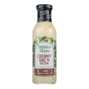 Walden Farms, Calorie Free Creamy Bacon Dressing - Case Of 6 - 12 Fz Walden Farms, Calorie Free Creamy Bacon Dressing - Case Of 6 - 12 Fz