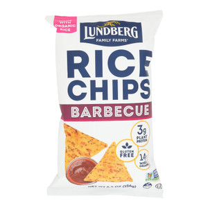Lundberg Family Farms - Rice Chips Og3 Barbecue - Cs Of 6-5.5 Oz Lundberg Family Farms - Rice Chips Og3 Barbecue - Cs Of 6-5.5 Oz