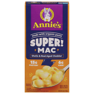 Annie's Homegrown - Mac Chs Og3 Shls Chdr Prt - Cs Of 12-6 Oz Annie's Homegrown - Mac Chs Og3 Shls Chdr Prt - Cs Of 12-6 Oz