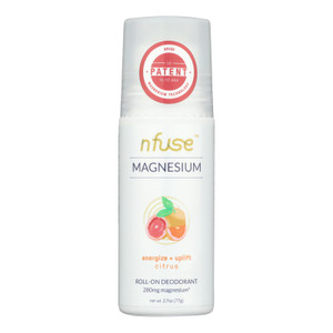 Nfuse - Deodorant Citrus Natural Magnesium - Case Of 6 - 2.7 Oz