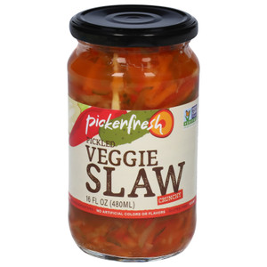 Pickerfresh - Veggie Slaw Pickled - Cs Of 6-16 Fz Pickerfresh - Veggie Slaw Pickled - Cs Of 6-16 Fz