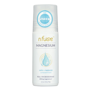 Nfuse - Deodorant Unscnt Natural Magnesium - Case Of 6 - 2.7 Oz Nfuse - Deodorant Unscnt Natural Magnesium - Case Of 6 - 2.7 Oz