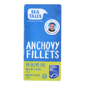 Fish Tales - Anchovy Fillets Olive Oil - Case Of 12-1.6 Oz Fish Tales - Anchovy Fillets Olive Oil - Case Of 12-1.6 Oz