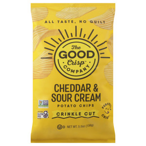 The Good Crisp Company - Pot Chip Ched Sour Crm - Cs Of 12-5.5 Oz The Good Crisp Company - Pot Chip Ched Sour Crm - Cs Of 12-5.5 Oz