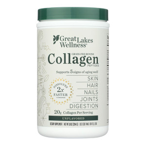 Great Lakes Wellness - Collagen Peptides Unflvrd - Ea Of 1-10 Oz Great Lakes Wellness - Collagen Peptides Unflvrd - Ea Of 1-10 Oz