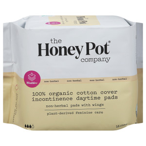 The Honey Pot - Pad Incontnc Day Non Hrbl - Ea Of 1-16 Ct The Honey Pot - Pad Incontnc Day Non Hrbl - Ea Of 1-16 Ct