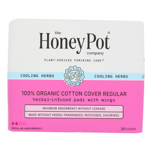 The Honey Pot - Menstraul Pads Reg Herbal - Ea Of 1-20 Ct The Honey Pot - Menstraul Pads Reg Herbal - Ea Of 1-20 Ct