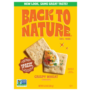 Back To Nature - Crackers Crispy Wheat - Cs Of 6-6.5 Oz Back To Nature - Crackers Crispy Wheat - Cs Of 6-6.5 Oz