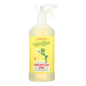 Rebel Green Glass Spray - Peppermint Lemon - Case Of 4 - 32 Fl Oz Rebel Green Glass Spray - Peppermint Lemon - Case Of 4 - 32 Fl Oz