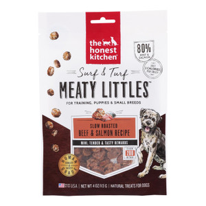 The Honest Kitchen - Meaty Littles Beef Salmon - Case Of 6-4 Oz The Honest Kitchen - Meaty Littles Beef Salmon - Case Of 6-4 Oz