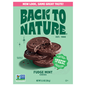 Back To Nature - Cookies Fudge Mint - Cs Of 6-5.5 Oz Back To Nature - Cookies Fudge Mint - Cs Of 6-5.5 Oz