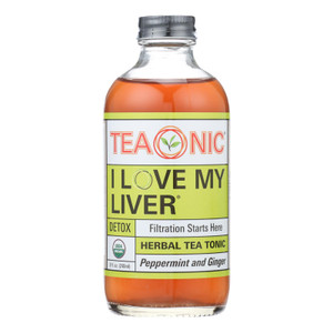 Teaonic I Love My Liver Herbal Tea Supplement - Case Of 6 - 8 Fz Teaonic I Love My Liver Herbal Tea Supplement - Case Of 6 - 8 Fz