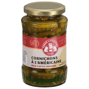Trois Petits Cochons - Cornichons Bread Butter - Cs Of 12-12.4 Oz Trois Petits Cochons - Cornichons Bread Butter - Cs Of 12-12.4 Oz