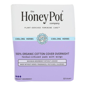 The Honey Pot - Menstrl Pads Ovrnt Herbal - Ea Of 1-12 Ct The Honey Pot - Menstrl Pads Ovrnt Herbal - Ea Of 1-12 Ct