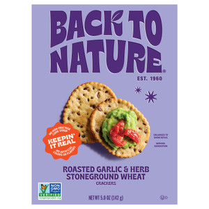 Back To Nature - Crackers Grlc Hrb Stngrnd - Cs Of 6-5 Oz Back To Nature - Crackers Grlc Hrb Stngrnd - Cs Of 6-5 Oz