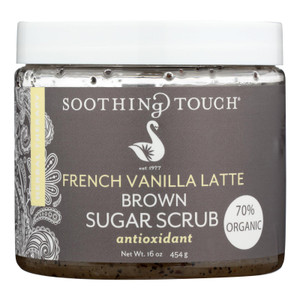 Soothing Touch Brown Sugar Scrub - French Vanilla Latte - 16 Oz Soothing Touch Brown Sugar Scrub - French Vanilla Latte - 16 Oz