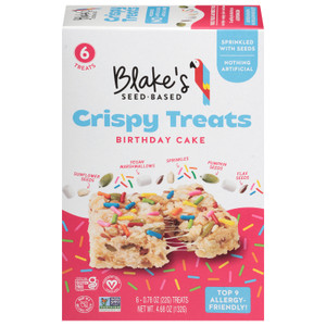 Blake's Seed Based - Crispy Treat Bday Cake - Cs Of 6-6/.78 Oz Blake's Seed Based - Crispy Treat Bday Cake - Cs Of 6-6/.78 Oz