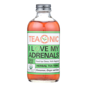 Teaonic, I Love My Adrenals Herbal Tea Supplement - Case Of 6 - 8 Fz Teaonic, I Love My Adrenals Herbal Tea Supplement - Case Of 6 - 8 Fz