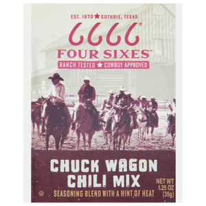 Four Sixes - Mix Chuck Wagon Chili - Cs Of 12-1.25 Oz Four Sixes - Mix Chuck Wagon Chili - Cs Of 12-1.25 Oz